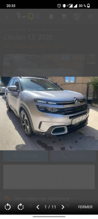 voitures-citroen-c5-aircross-2020-blue-hdi-180-ss-eat8-shine-dely-brahim-alger-algerie