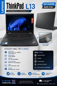 كمبيوتر-محمول-laptop-lenovo-thinkpad-l13-intel-core-i5-1135g7-16gb-ram-512gb-ssd-occasion-القبة-الجزائر