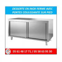 alimentaire-desserte-en-inox-ferme-avec-portes-coulissante-cheraga-alger-algerie