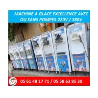 MACHINE A GLACE EXCELLENCE AVEC OU SANS POMPE 220V/380V