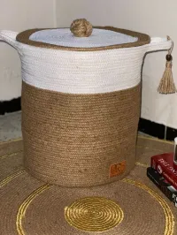 Panier avec couvercle 