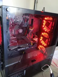 PC + écran + clavier et souris sans fil