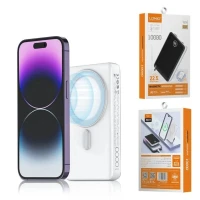 Power Bank LDNIO PQ17 10000mAh Magnétique Sans Fil  Charge Rapide 22.5W, Écran LED,