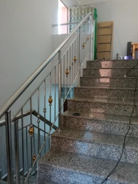 Rampe escalier en inox et garde corps