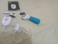 Epilateur Braun + râpe pied Scholl