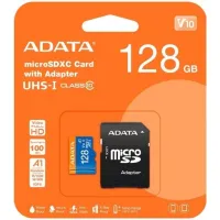 CARTE MEMOIRE ADATA MICRO SDXC 128GO UHS-I CLASS 10 100MBS