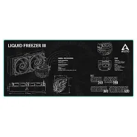 TAPIS ARCTIC MOUSEPAD LIQUID FREEZER III  900X400 MM