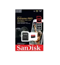 CARTE MEMOIRE SANDISK EXTREME PRO 256GO SDXC UHS-I U3 V30 4K 200MBS