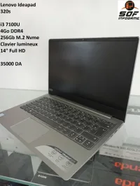 Laptop Lenovo IdeaPad 320s i3 7eme / 4go / 256Gb Nvme / 14" Full HD