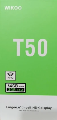 SMART PHONE WIKOO T50 6.6" HD 64GB ROM SMART PHONE WIKOO T50 6.6" HD 64GB ROM