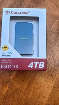 SSD Externe Transcend ESD410C 4To  USB3.2 Gen2x2 (USB 20Gbps) Type C