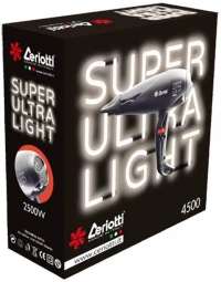 Sèche-cheveux professionnel 2500W Ceriotti Light Ultra 4500 NOIR