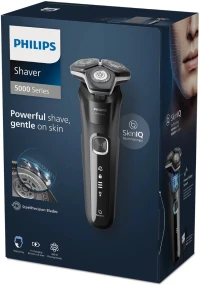 Philips Rasoir électrique Série 5000 Wet & Dry, station de nettoyage, coffret de voyage S5898