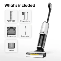 TINECO Aspirateur balai laveur et vapeur s7 steam - 40 min autonomie-écran LCD- AUTO nettoyage
