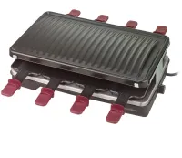 Mandine Appareil à raclette et gril 8 personnes - 1200W - MRG8P1200-23