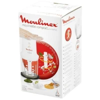 Mini Hachoir MOULINEX MOULINETTE COMPACT 3 EN 1 DJ305110 - 350W - 250ML ميني تشوبر