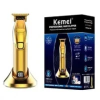 Tondeuse à cheveux professionnelle KEMEI KM-i32S -LCD GOLD