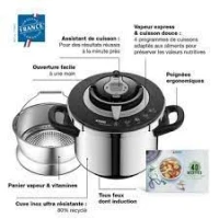 Seb Nutricook+ Cocotte-minute 6 L inox, Fabriqué en France P4220705