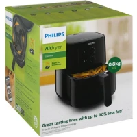 Philips Essential Airfryer  4,1L,1400W, Friteuse Sans Huile  Noir (HD9200/90)