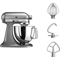 robots-mixeurs-batteurs-petrin-kitchenaid-artisan-300w-transmission-direct-48l-5ksm125ecu-gris-argent-el-biar-alger-algerie