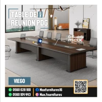 TABLE DE RÉUNION PDG - VIP - IMPORTATION - VIEGO - 2,40M - 4,20M