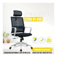 CHAISE OPÉRATEUR - MODERNE - ERGONOMIQUE - RH-2219-P-HS