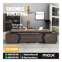 ENSEMBLE DE BUREAU PDG - VIP - IMPORTATION - COLORADO - 2,40M