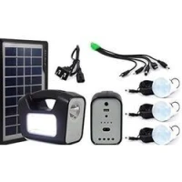 مجموعة الإضاءة الشمسية - Kit d'éclairage solaire - 3 ampoules LED ultra-lumineuses