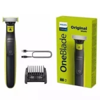 Philips Original OneBlade QP2724/20 - Rasoir Electrique étanche avec Sabot réglable 5 en 1