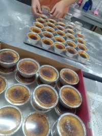 Desserts crème brûlée