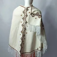 GRANDE CAPE BALLETTA BRODÉE MAIN MOTIF