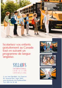 SUIVEZ UN PROGRAMME D'ANGLAIS AU CANADA ET SCOLARISEZ VOS ENFANTS SANS FRAIS 