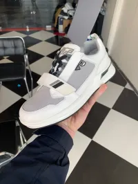 CHAUSSURES BASKETS PRADA MECHANO WHITE