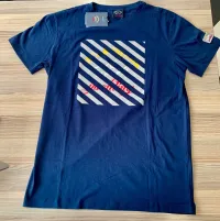 Paul & Shark Men's Navy and Blue T-shirt