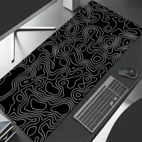 Mouse Pad Black Topographic Contour 400-900-2Mm