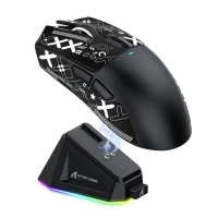 Attack Shark X11 Black High Performance 22000dpi Gaming Mouse wired + 2.4G BT5.2 Connections