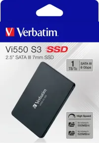SSD 1T Verbatim Vi550 S3 SATA 520/500MB/s