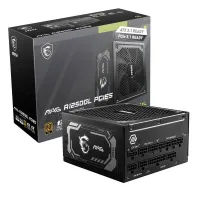 MSI MAG 1250GL PCIE 5 Gaming Power Supply - ATX 3.1 PCIE 5.1 Ready - Full Modular - 80 Plus Gold Certified 1250W - Compact Size - ATX PSU