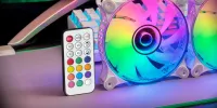FANS MARS GAMING MF-3DKIT WHITE , 3X12CM INFINITE MIRROR FAN