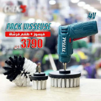 outillage-professionnel-pack-visseuse-total-4v-brosses-nettoyage-3pcs-hraoua-alger-algerie