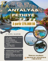VOYAGE ANTALYA & FETHIYE