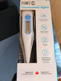 Thermometre homologué par canada