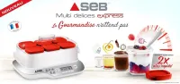 Yaourtiere SEB YG660100 MULTI DELICES EXPRESS COMPACT