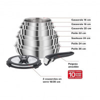 electromenager-electronique-batterie-de-cuisine-seb-compact-inox-10-pcs-l953sa04-dar-el-beida-alger-algerie