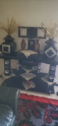 TABLE TV 5 ÉTAGÈRES 