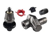 PIC et PORTE-PIC DENT et PORTE-DENT POUR TRANCHEUSE FOREUSE FRAISEUSE A FROID CASAGRANDE SOILMEC BAUER MAIT SANY XCMG VOGELE WIRTGEN VOLVO MARINI VERMEER GARBIN 