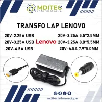 CHARGEUR LAPTOP PC PORTABLE LENOVO 