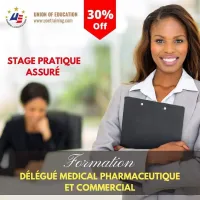مندوب طبي + تربص مضمون   ( Délégué Médical )