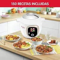 Moulinex Multi cuiseur Intelligent Haute Pression 6 L COOKEO 150 Recettes