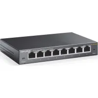 TP-Link TL-SG108E Manageable Switch Ethernet 8 Ports Gigabit Hub RJ45, Switch Manageable